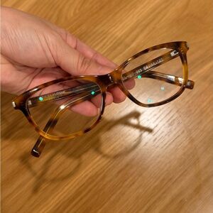 Saint Laurent brown glasses